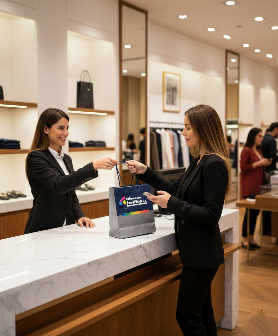 Bolsas de lujo con impresión premium